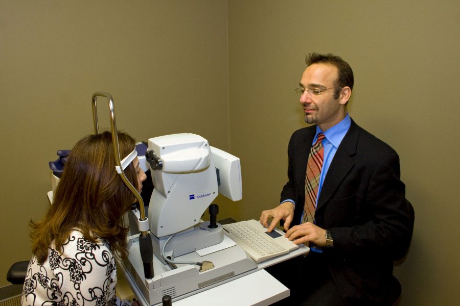 Ophthalmologist Eye Exam